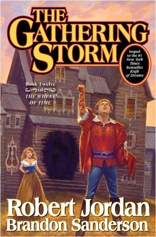 Cover of the Gathering Storm by Robert Jordan and Brandon Sanderson authors