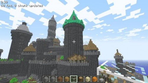 Wander Tad Williams' SHADOWMARCH castle in Minecraft