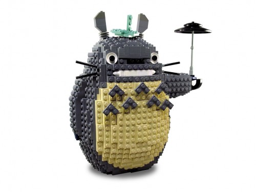 Lego art inspired by Hayao Miyazaki's films
