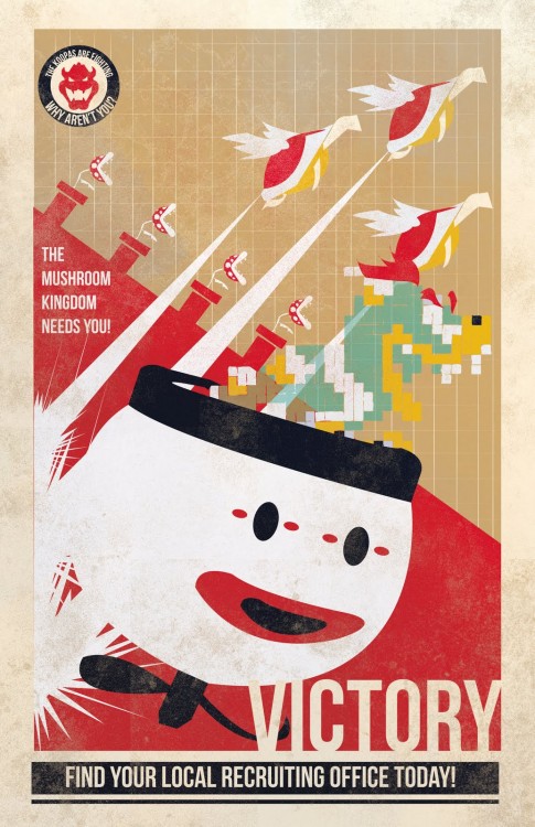 Retro Mario Poster