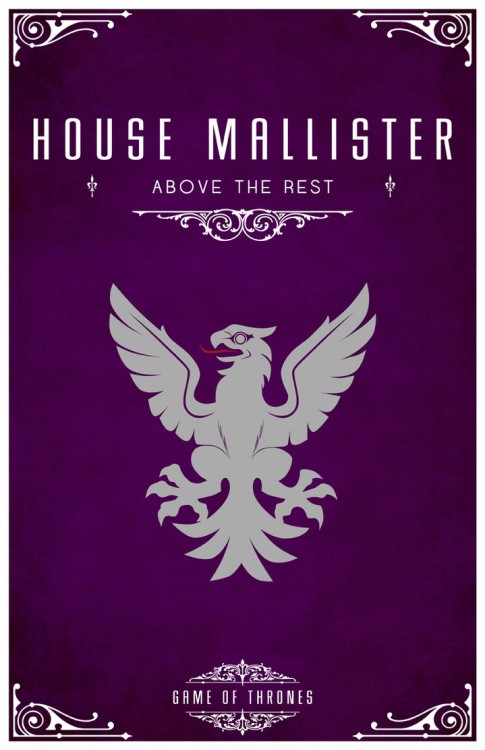 The Houses of Westeros (A SONG OF ICE AND FIRE)