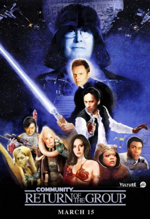 Return of the Jedi/Group — Community-themed poster by Jonny etc. Illustration